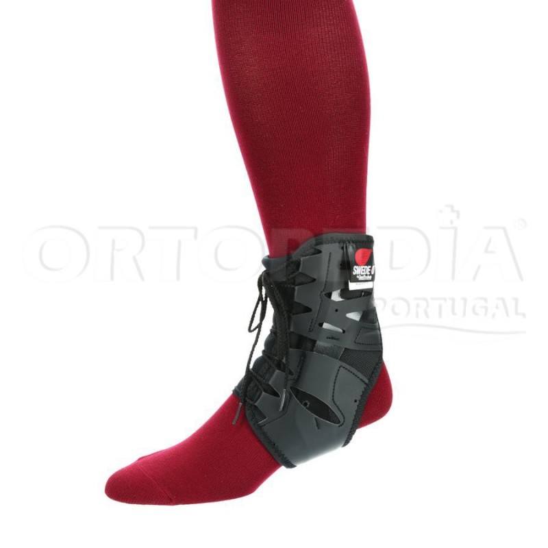 Suporte tornozelo com talas 