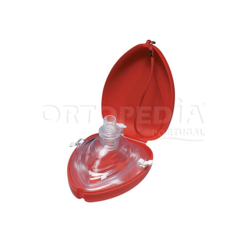 MÁSCARA FACIAL DE REANIMAÇÃO DESCARTÁVEL