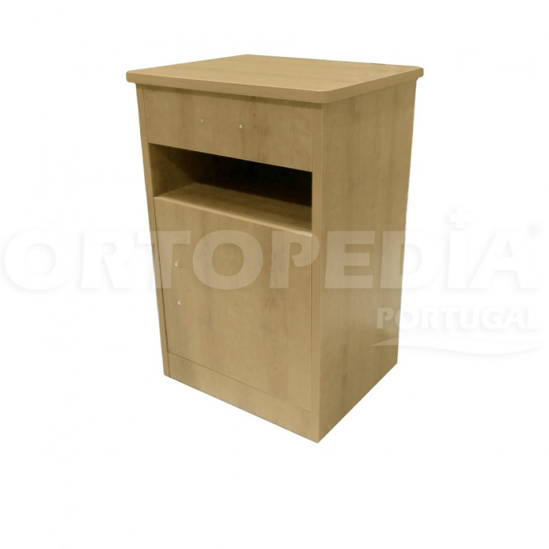 MESA DE CABECEIRA COM GAVETA E PORTA - CHQC20