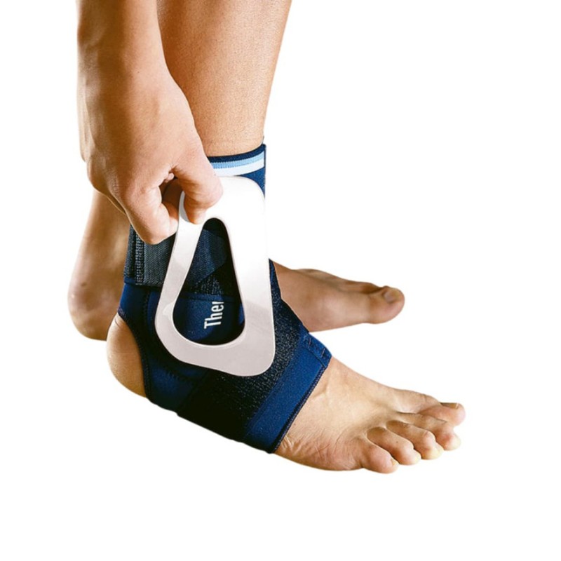 Suporte tornozelo com talas estabilizadoras 