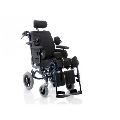CADEIRA DE RODAS GERIÁTRICA COM APOIO CABEÇA E SUPORTE LATERAL CP900-45