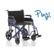 CADEIRA DE RODAS DOBRÁVEL BARIÁTRICA CP310 PLUS GO!