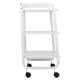 CARRO 3 PRATELEIRAS BRANCO