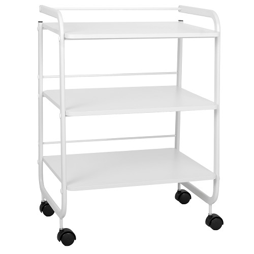 CARRO 3 PRATELEIRAS BRANCO