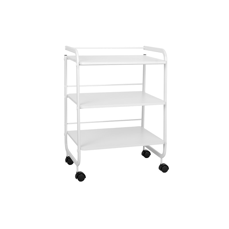 CARRO 3 PRATELEIRAS BRANCO
