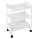 CARRO 3 PRATELEIRAS BRANCO