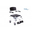 CADEIRA SANITÁRIA/ BANHO C/4 RODÍZIOS RS846