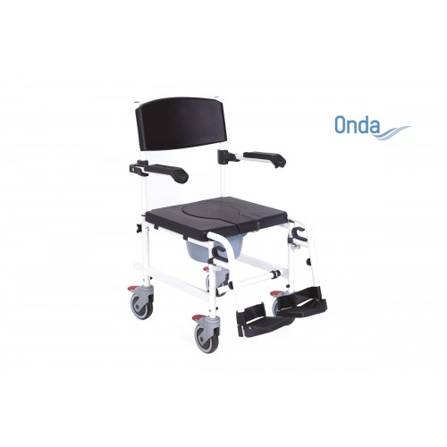CADEIRA SANITÁRIA/ BANHO C/4 RODÍZIOS RS846