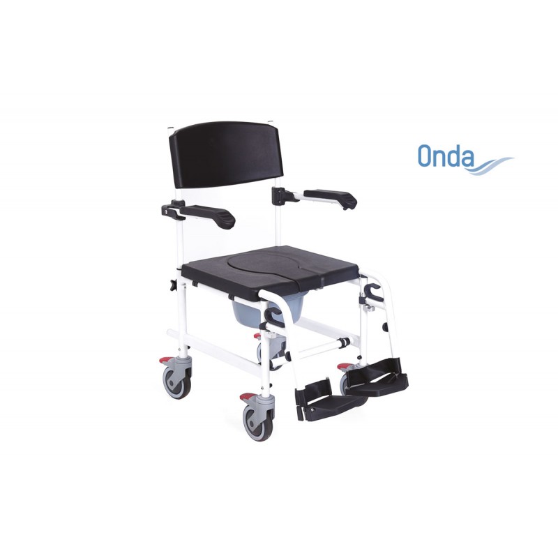 CADEIRA SANITÁRIA/ BANHO C/4 RODÍZIOS RS846