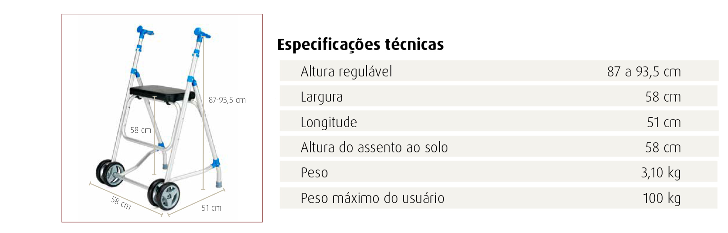 A-138 Especificações Técnicas