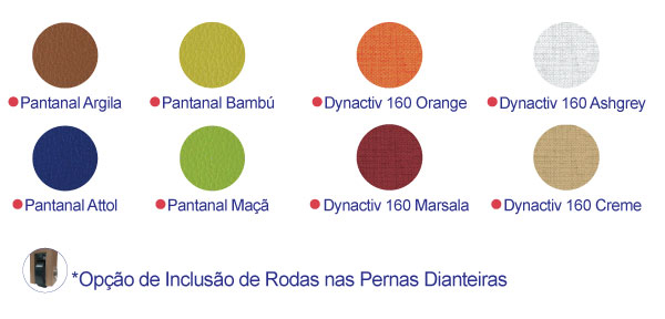 Cores Disponíveis